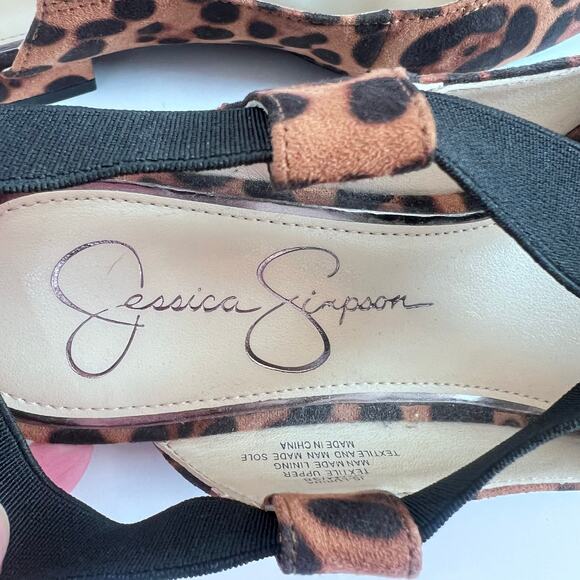 JESSICA SIMPSON WOMENS LURINA BALLET FLAT SANDALS ADJUSTABLE ELASTIC STRAPS 7.5 - Picture 5 of 11